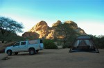 Our campsite at Spitzkoppe