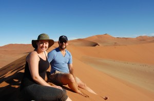 Britt and John atop big momma